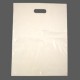White Punched Out Handle Polythene Bags